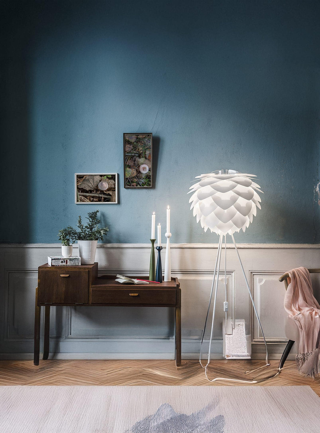 Abat-jour Silvia Umage : abat-jour design, style chic et lumière apaisante. blanc