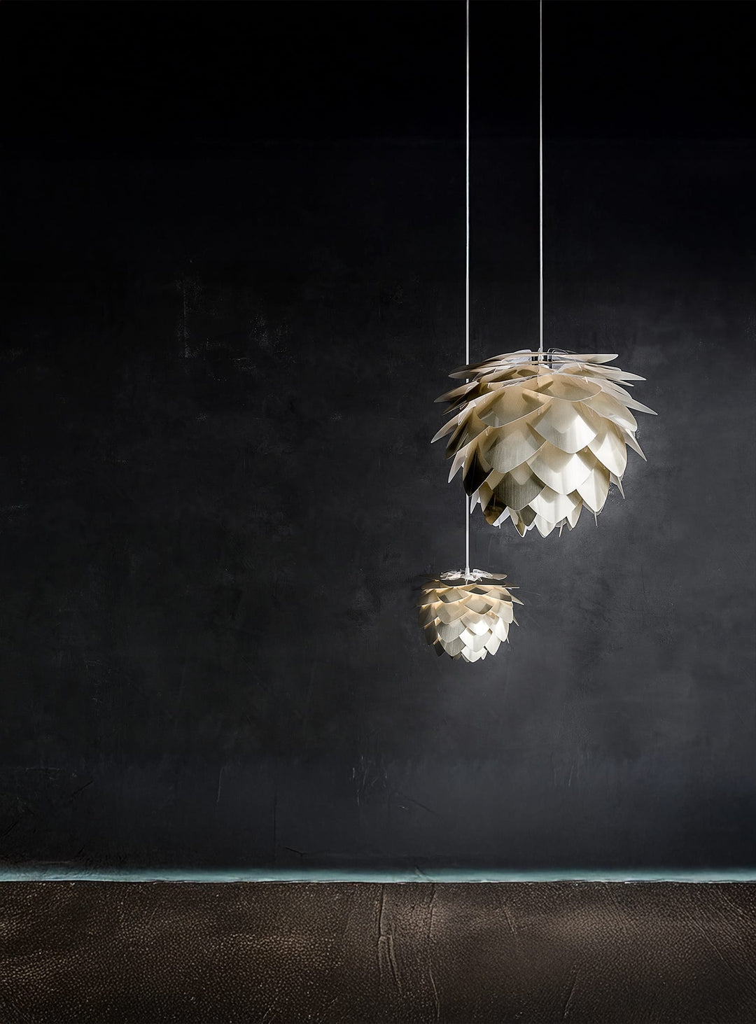 Abat-jour Silvia Umage : abat-jour design, parfait pour intérieur moderne. laiton brossé