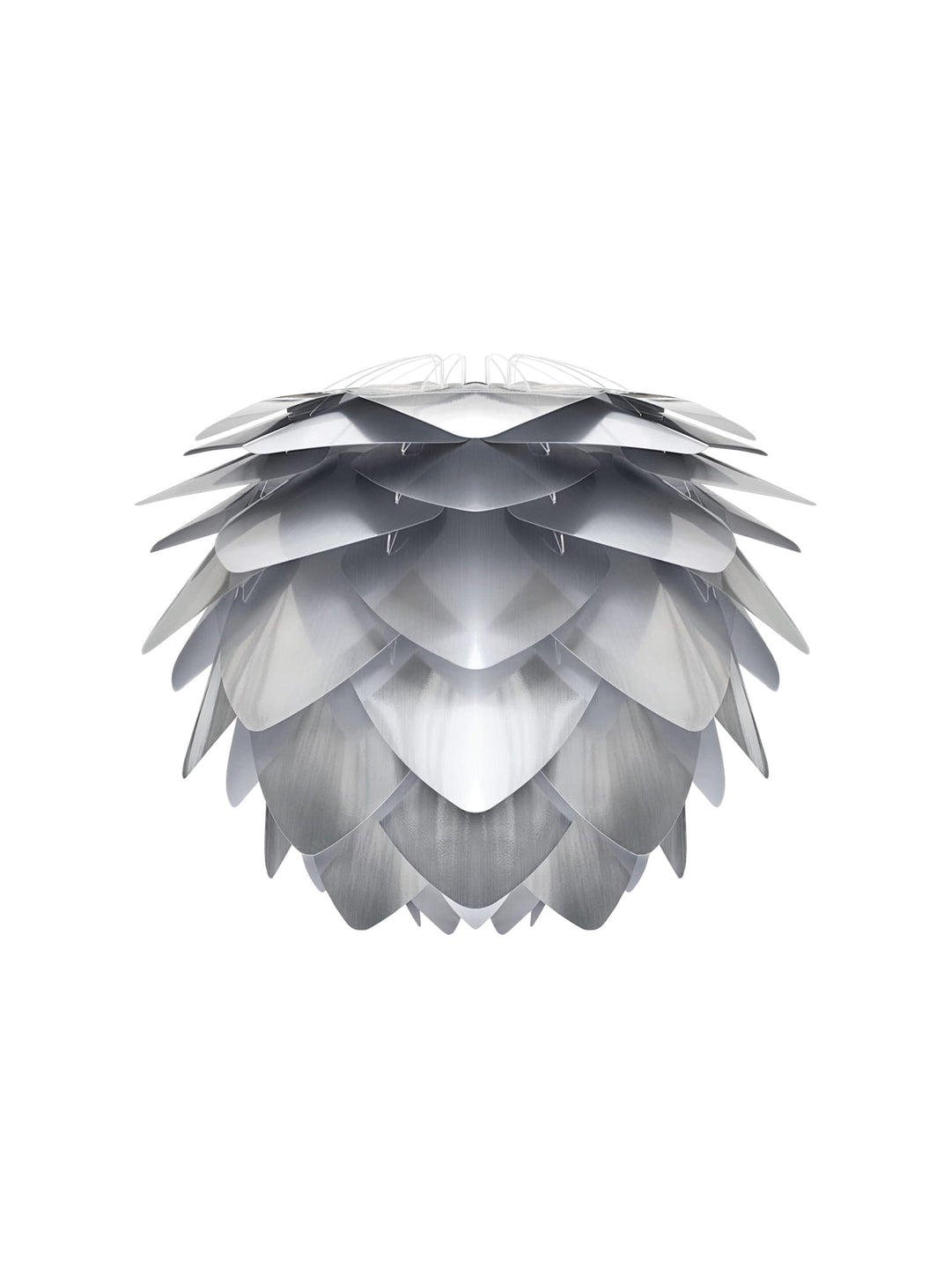 Abat-jour Silvia Umage : abat-jour moderne, design élégant et jeux d’ombres. acier brossé