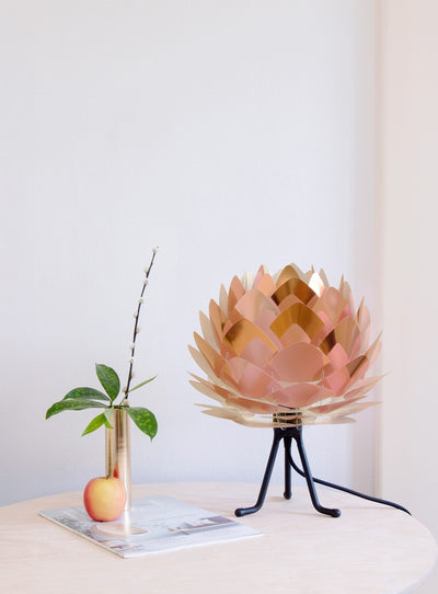 Abat-jour Silvia Umage : abat-jour design, ambiance chaleureuse et moderne. cuivre