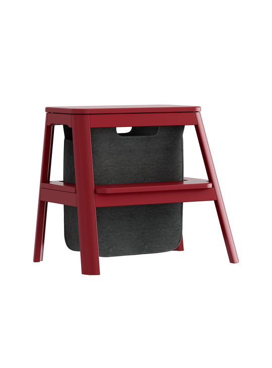 Tabouret Step It Up Umage : tabouret marchepied, pratique et écologique. rouge rubis