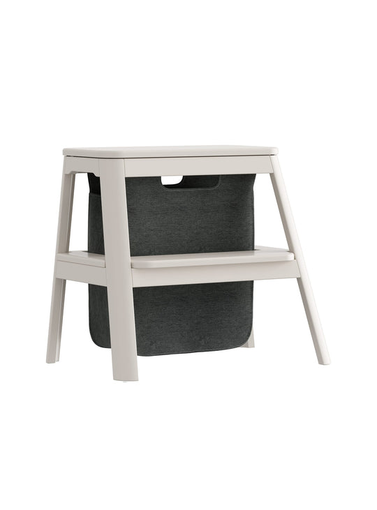 Tabouret Step It Up Umage : tabouret moderne, marchepied et sac pratique intégré. perle