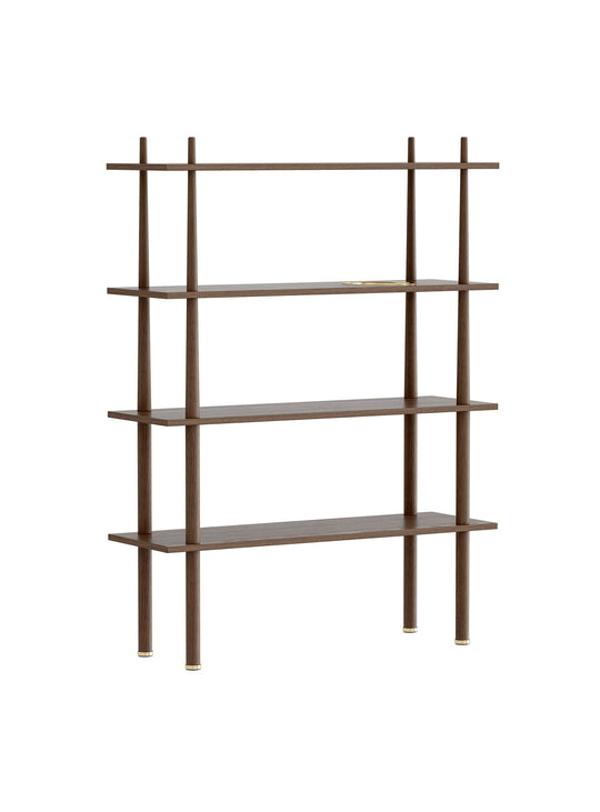 Bibliothèque Stories Umage : bibliothèque contemporaine, rangement et style naturel. chene foncé