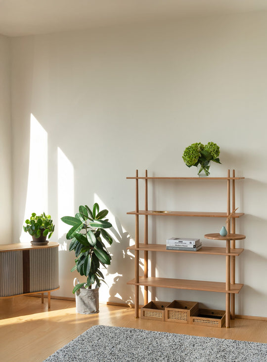 Bibliothèque Stories Umage : meuble design, bois naturel et look élégant. chene