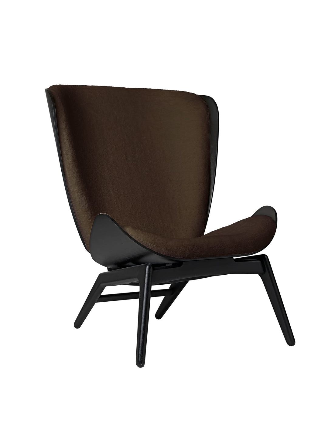 Fauteuil The Reader Umage : relaxation profonde et style nordique pour votre intérieur. brun teddy