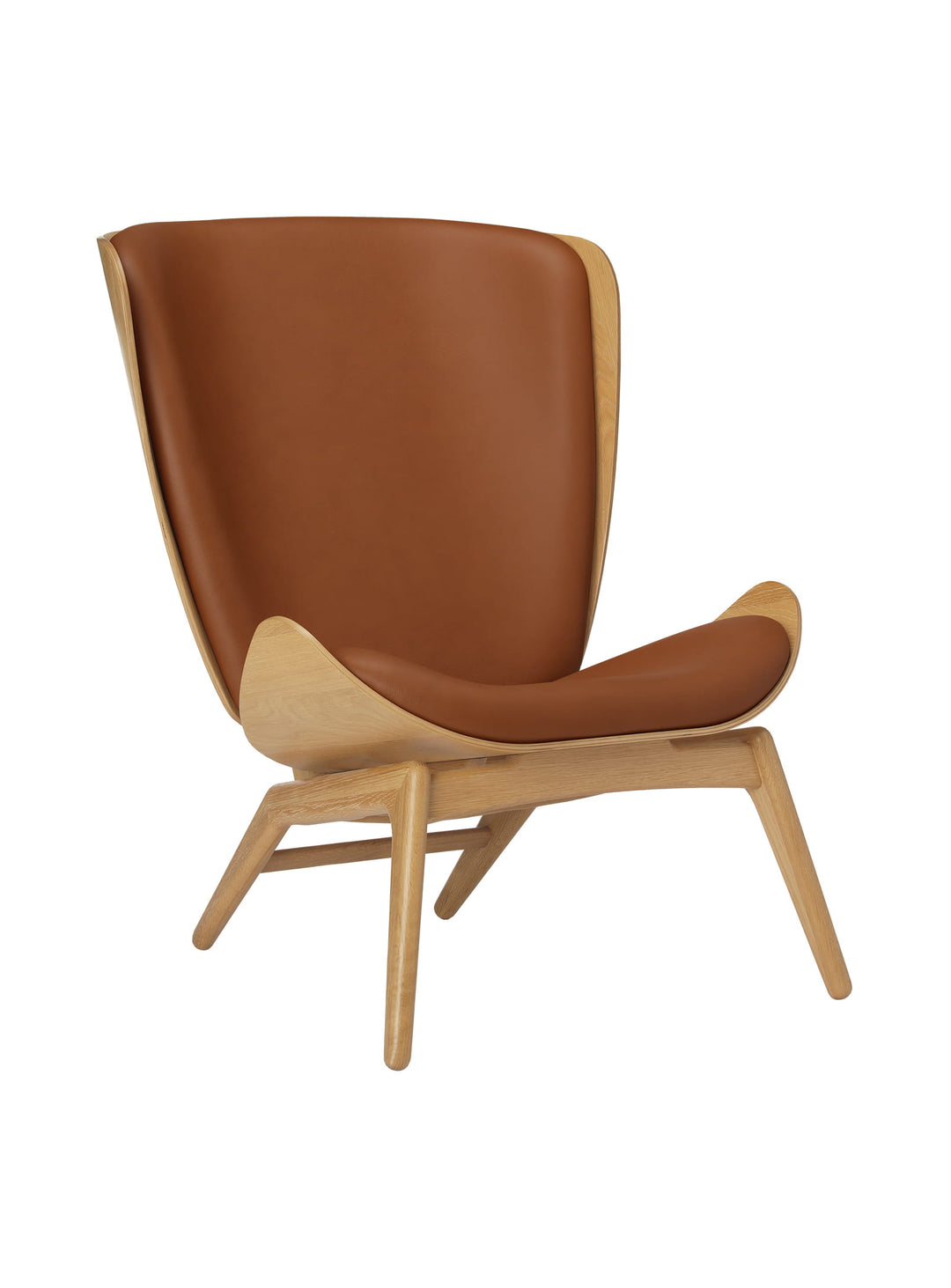 Fauteuil The Reader Umage : fauteuil cocooning idéal pour vos instants de détente. cuir cognac