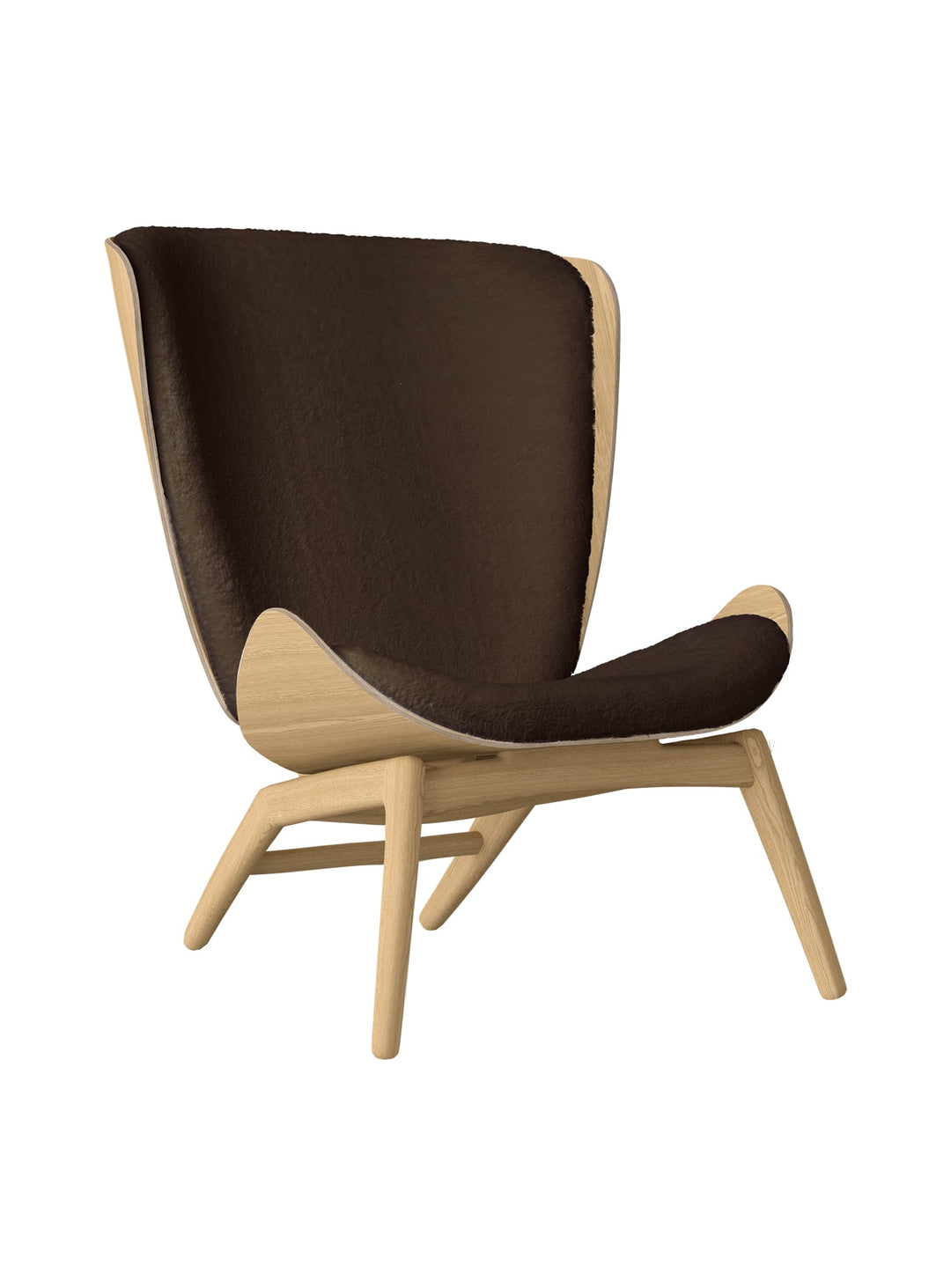 Fauteuil The Reader Umage : profitez d’un refuge calme avec son design acoustique unique. brun teddy