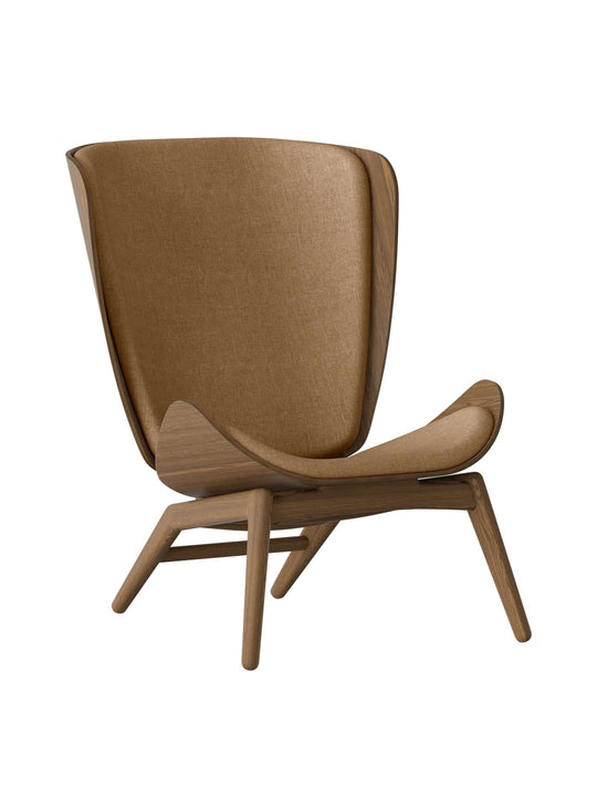 Fauteuil The Reader Umage : détente assurée grâce à son ergonomie étudiée avec soin. sucre brun