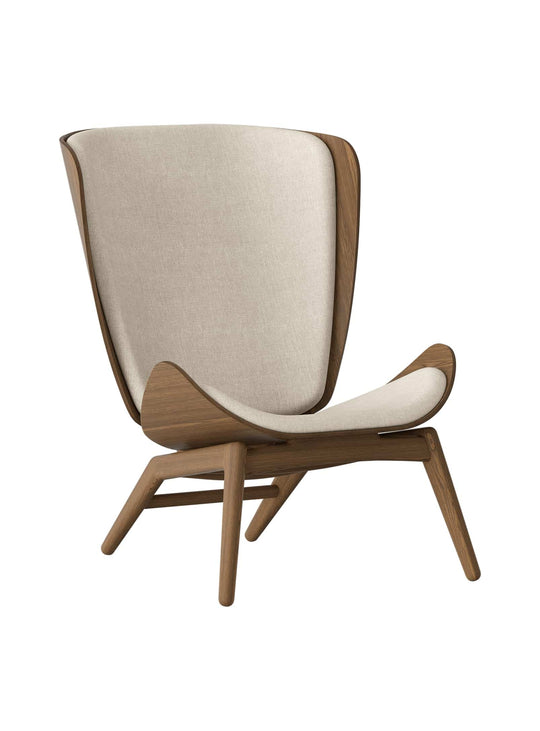 Fauteuil The Reader Umage : design organique et assise profonde pour un confort durable. sable blanc