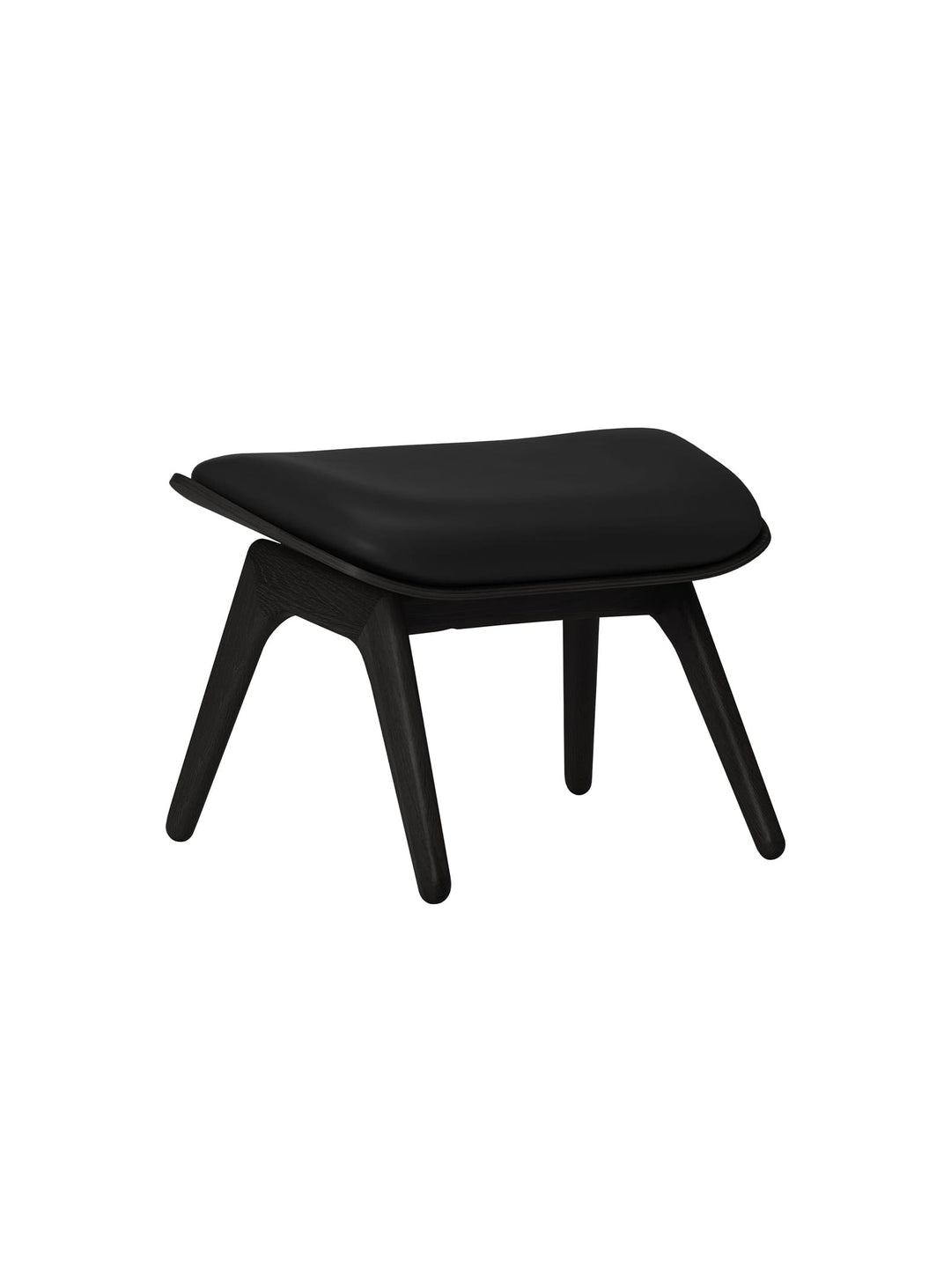 Ottoman The Reader Umage : confort et design minimaliste dans un esprit nordique. cuir noir