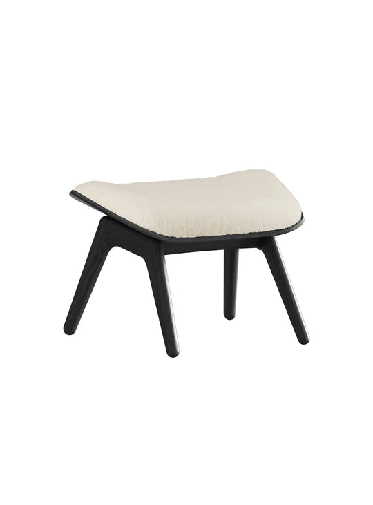Ottoman The Reader Umage : un ottoman chaleureux aux lignes contemporaines. blanc teddy