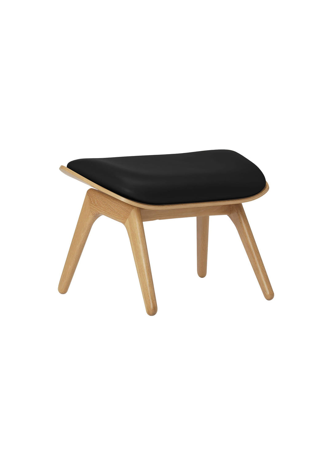 Ottoman The Reader Umage : le complément idéal d’un fauteuil design Umage. cuir noir