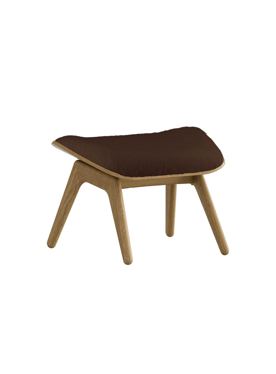 Ottoman The Reader Umage : parfait pour compléter un espace lecture cosy. brun teddy