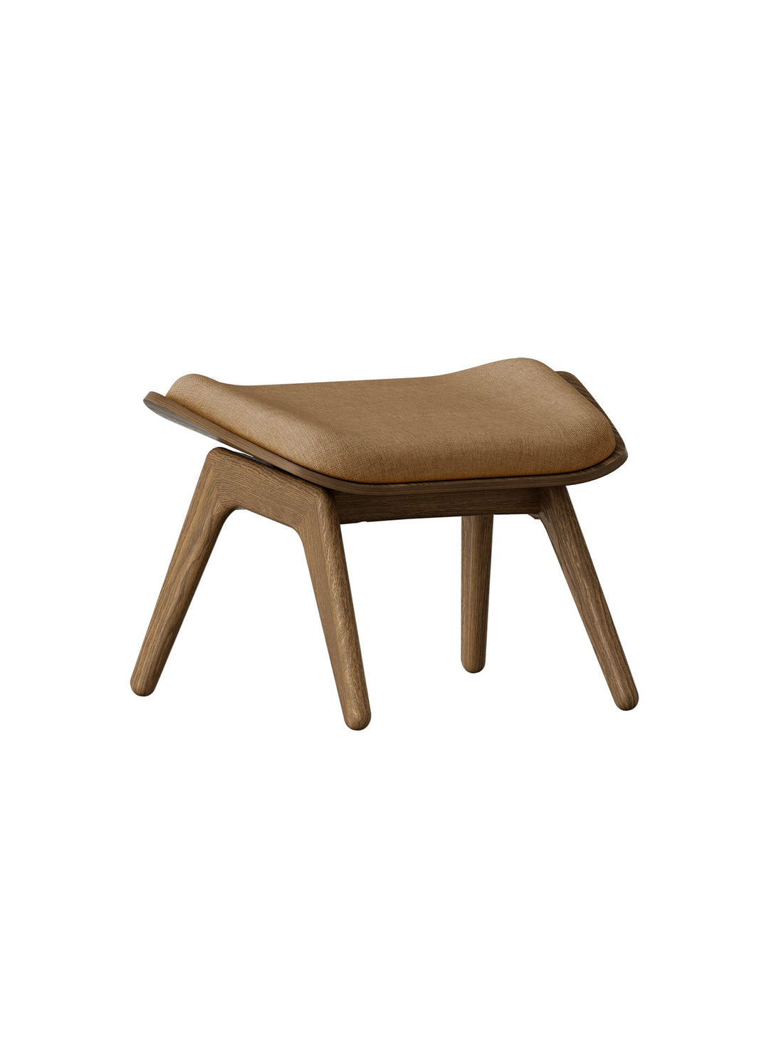 Ottoman The Reader Umage : repose-pieds scandinave au confort accueillant. sucre brun
