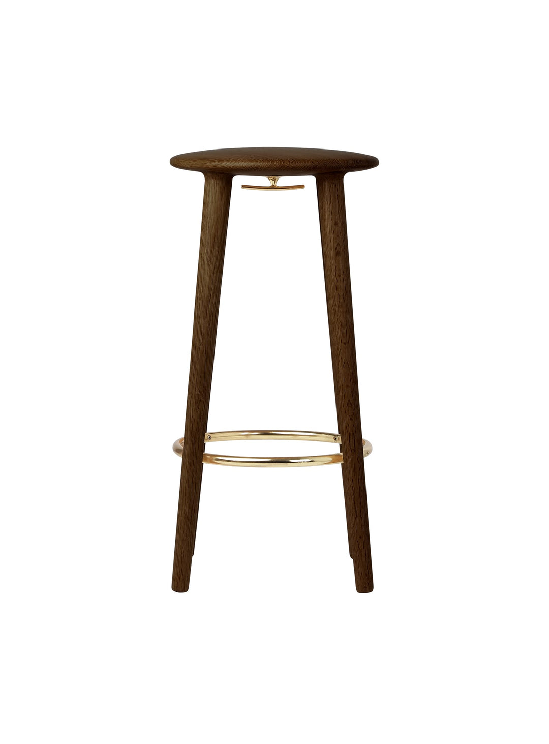 Tabouret de comptoir Socialite de Umage style moderne et raffiné. chene foncé