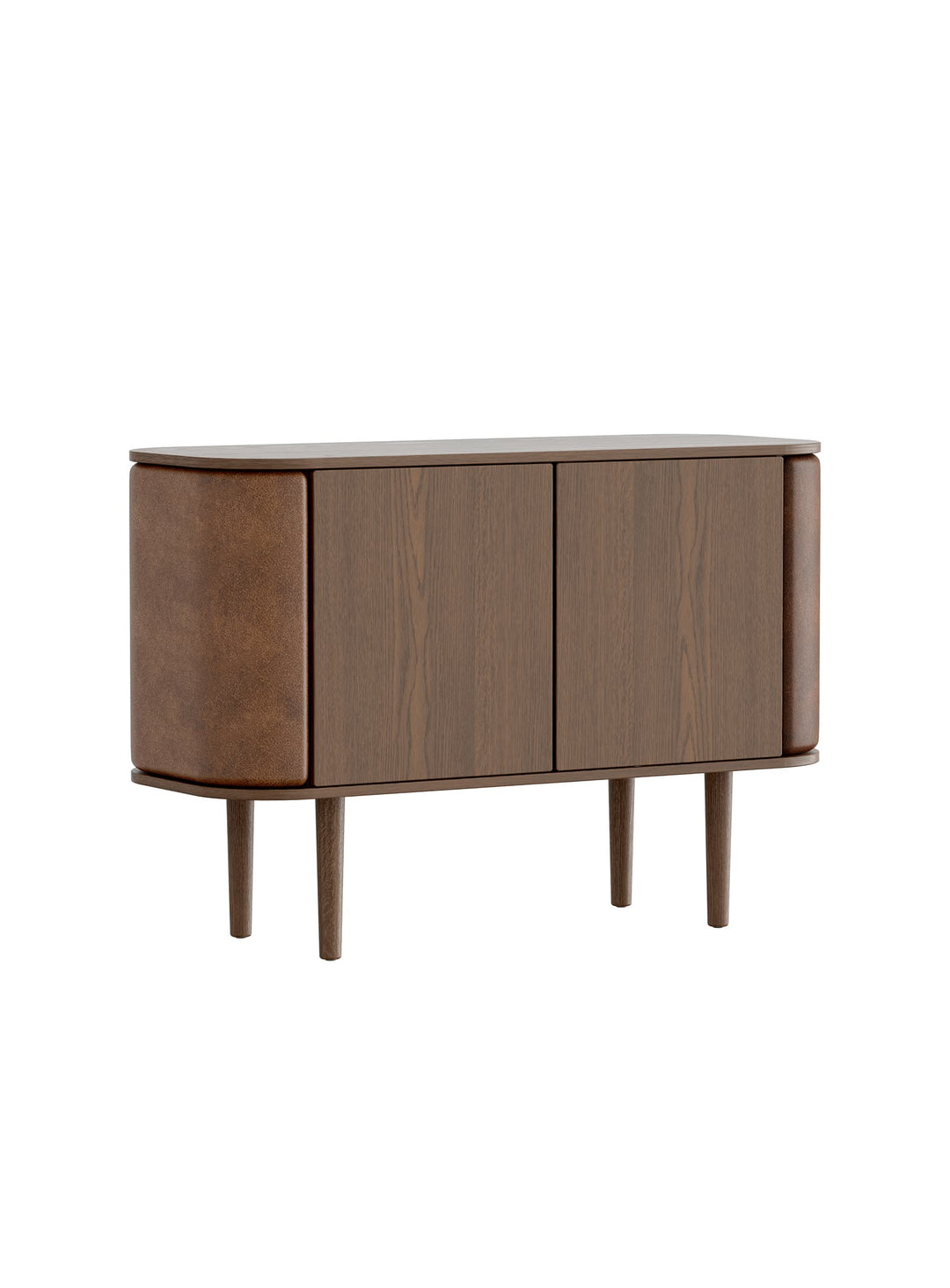 Cabinet Treasures Umage : chêne plaqué et détails personnalisables pleins de charme. cuir artificiel