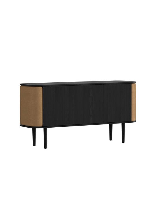 Buffet Treasures Umage : un meuble contemporain pensé pour vos objets précieux. sucre brun