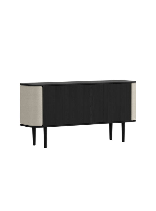 Buffet Treasures Umage : rangement astucieux et esthétique nordique intemporelle. sable blanc