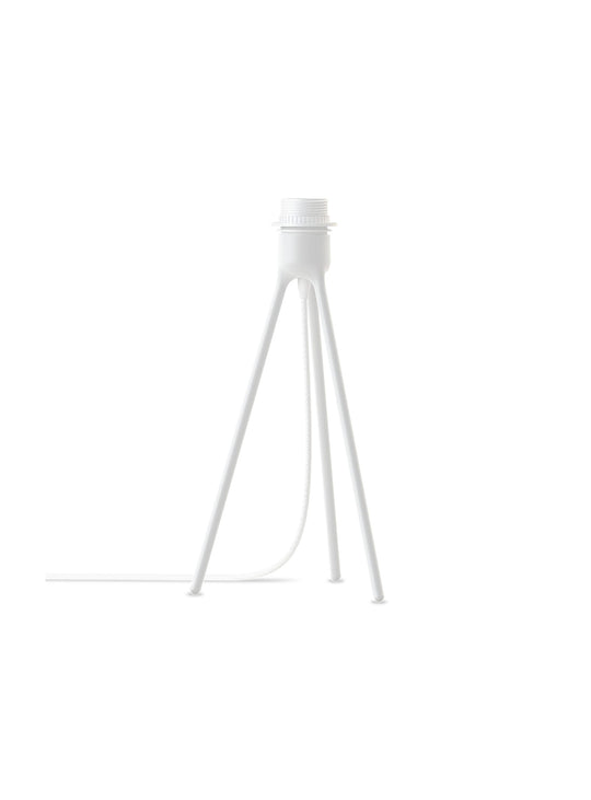 Trépied Umage pied de lampe design pour abat-jour moderne. blanc
