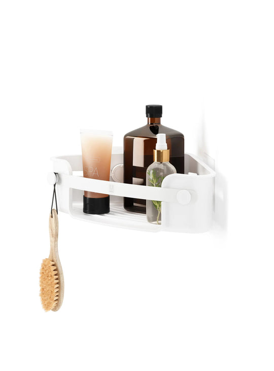 Panier d'angle de douche Flex