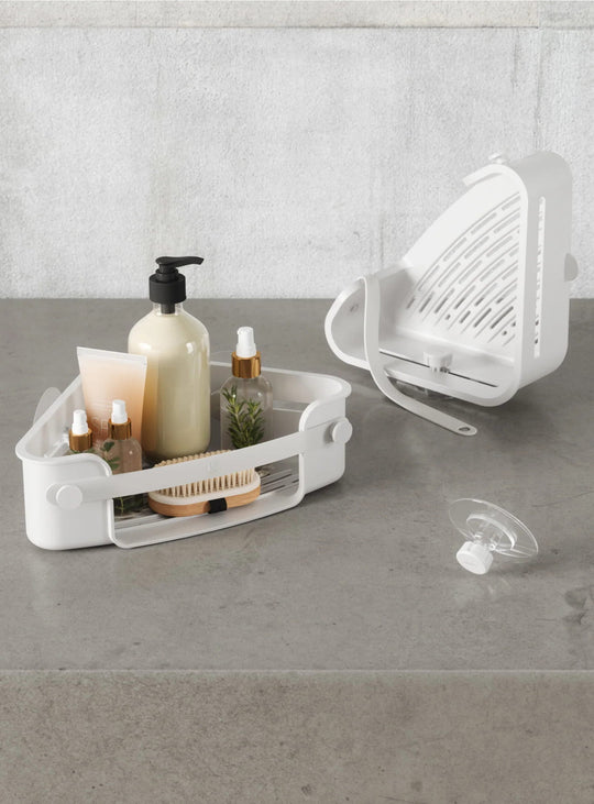 Panier d'angle de douche Flex