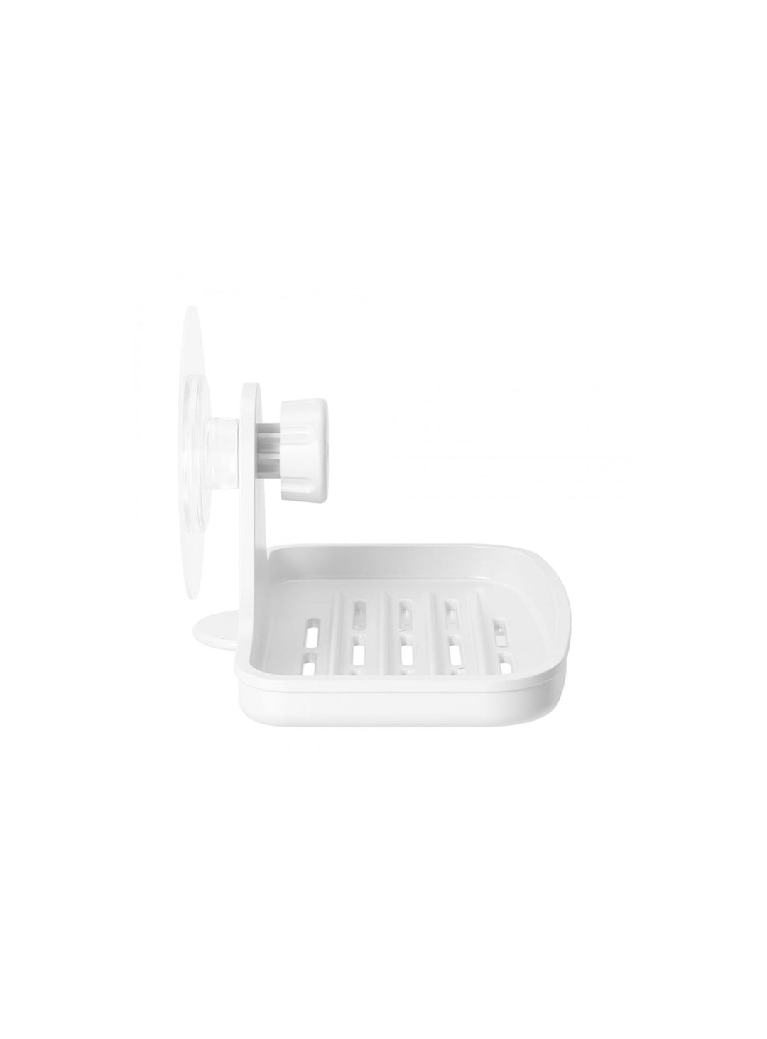Le porte-savon Flex Adhesive d'Umbra combine drainage efficace, format compact et installation sans perçage.