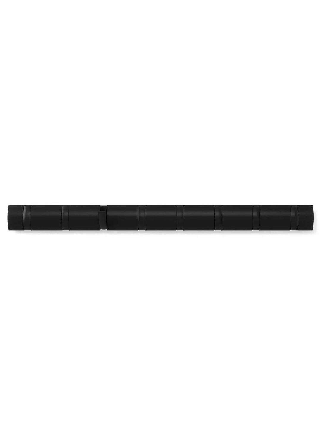 Crochets muraux Flip 8 Umbra : patère murale moderne, gain de place et design élégant. noir