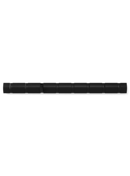 Crochets muraux Flip 8 Umbra : patère murale moderne, gain de place et design élégant. noir