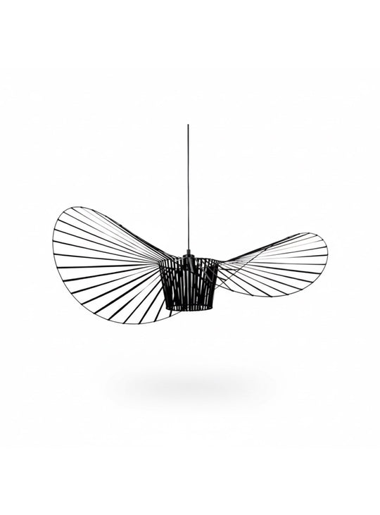 Lampe Vertigo, suspension sculpturale au mouvement délicat. noir