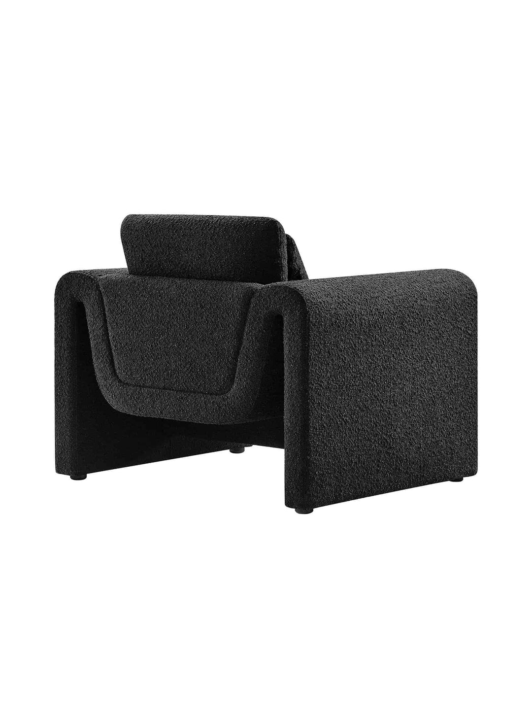 Fauteuil Waverly, une invitation à la détente dans un style luxueux. noir