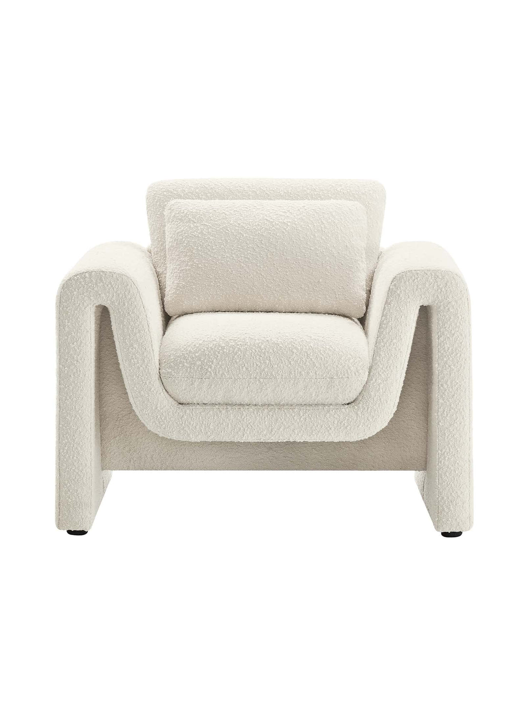Le fauteuil Waverly combine design audacieux et confort supérieur. ivoire