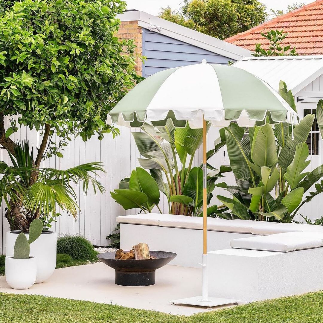 bashas patio umbrellas Abba 9FT Lyon Outdoor Patio Umbrella Outdoor Table Umbrella with Push Button Tilt and Crank Market Umbrella 8 Sturdy Ribs UV Protection Waterproof for Garden Deck Backyard Pool Beige Luxury Tuuci Umbrellas in Savannah,