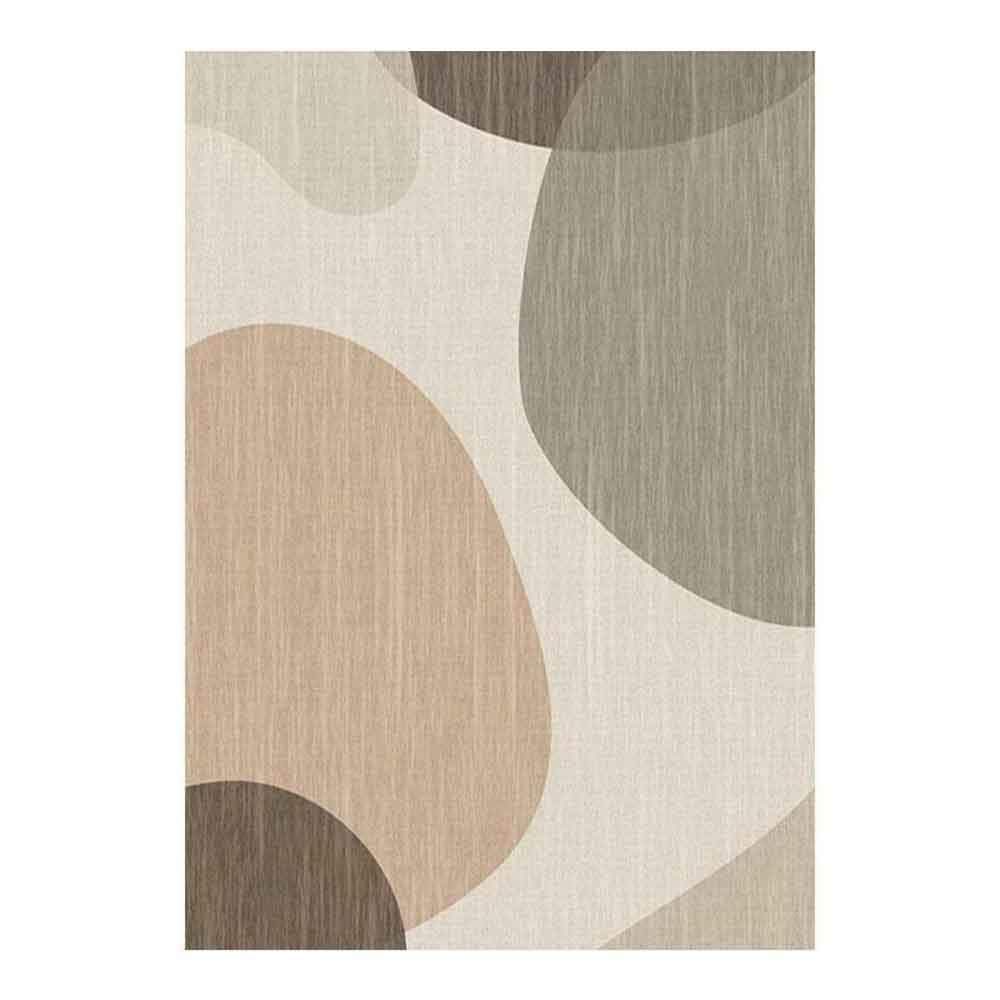 Adama Alma, napperon rectangulaire motifs, set de table 35x50 cm, en vinyle, nuria, brun