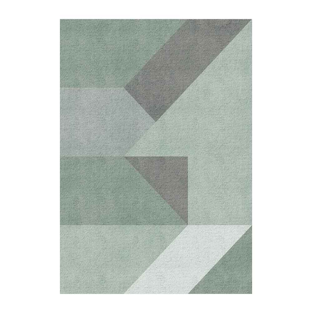 Adama Alma, napperon rectangulaire motifs, set de table 35x50 cm, en vinyle, campo, vert