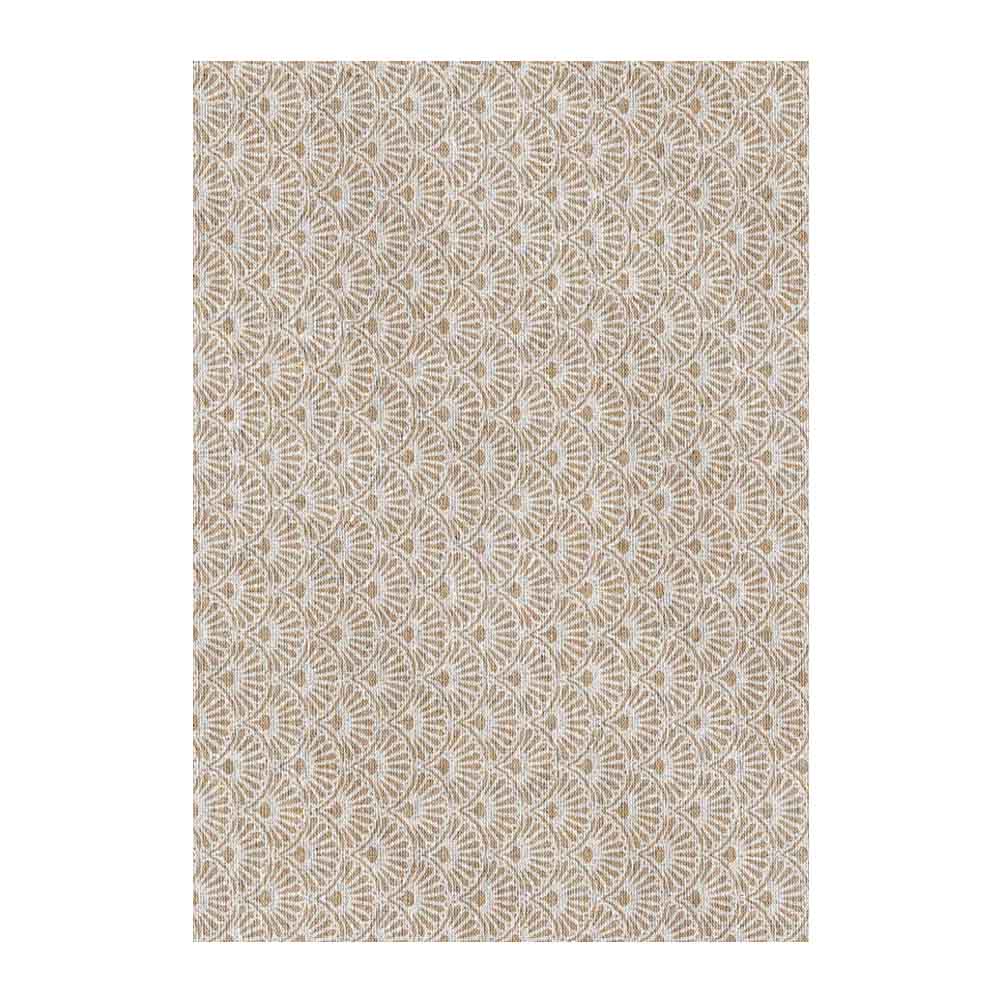 Adama Alma, napperon rectangulaire motifs, set de table 35x50 cm, en vinyle, shell