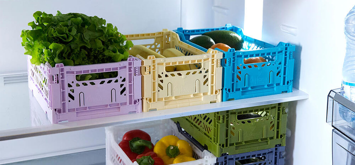 Les caisses pliantes Aykasa sont conçues pour une organisation et un rangement créatif de la maison. Différentes tailles pour une utilisation fonctionnelle appropriée et différentes couleurs pour votre plaisir esthétique