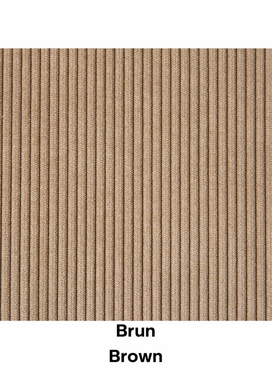 corduroy rib, brown / Brun HKliving