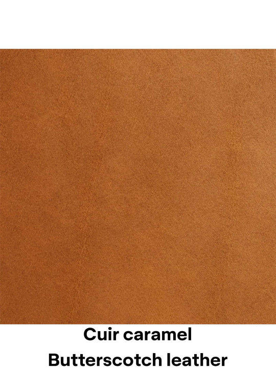 Cuir caramel / butterscotch leather Blu Dot