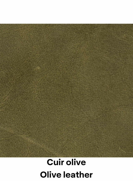 Cuir Olive / olive leather Blu Dot