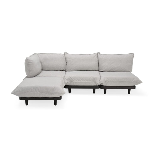 Redéfinissez le luxe extérieur avec le sofa sectionnel Paletti de Fatboy. Confort, durabilité, facilité d'entretien pour des moments mémorables au Canada. Brume.