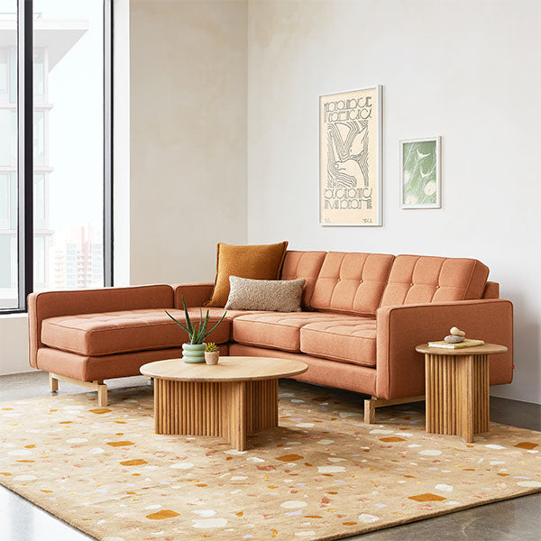 Jane 2, Fabric Sofas with Wooden Legs by Gus* Modern – Nüspace