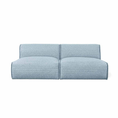 Gus* Modern Nexus, sofa confortable de 2 places, en tissu, parliament lake