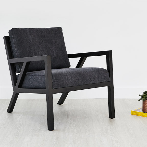 Truss, Wooden Armchairs and Fabric or Leather Cushions by Gus