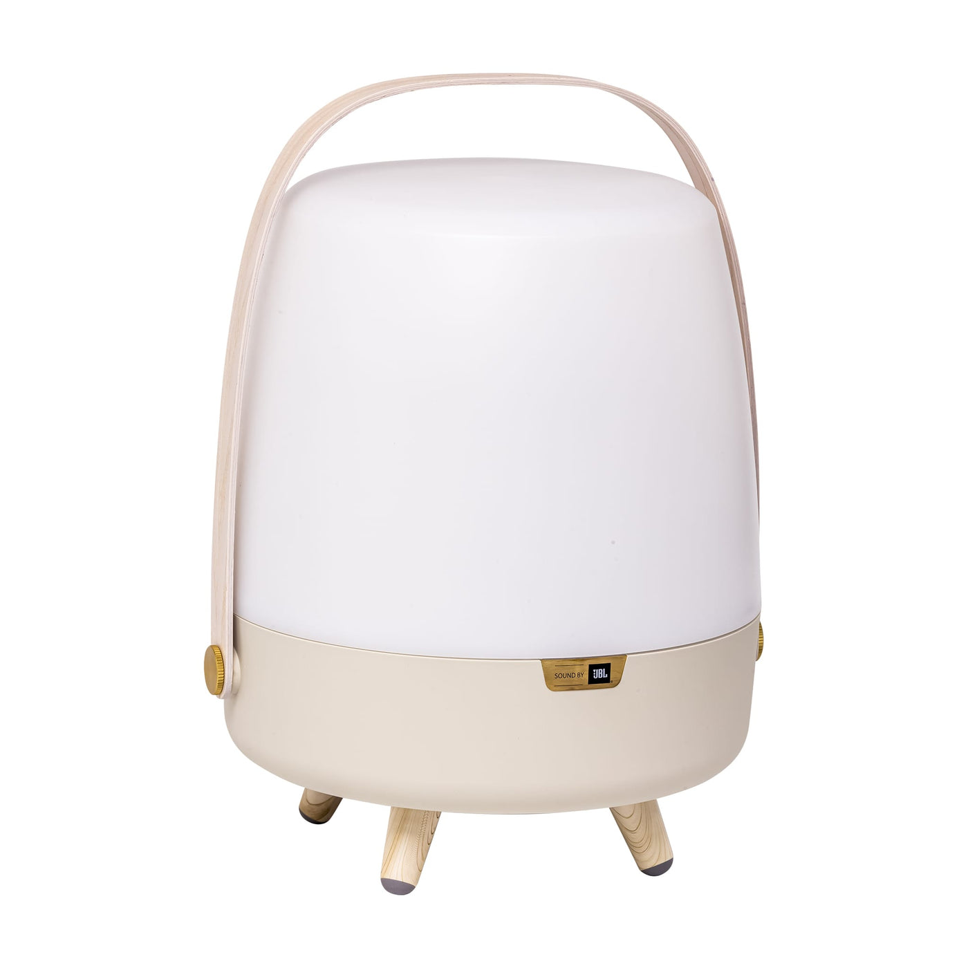 kooduu Lite-up Play avec son par JBL, lampe de table et transmetteur bluetooth, portable et rechargeable, sable