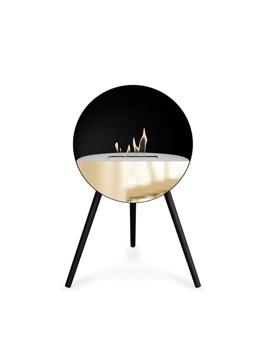 Foyer design Eye de Le Feu : flamme naturelle et allure moderne.