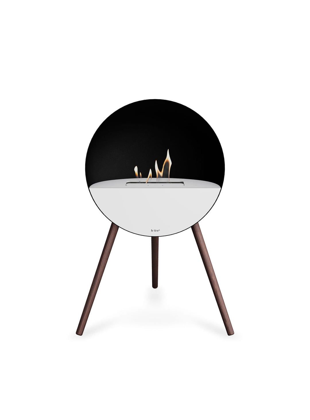 Foyer Eye noir Le Feu : silhouette sculpturale et chaleur contemporaine.