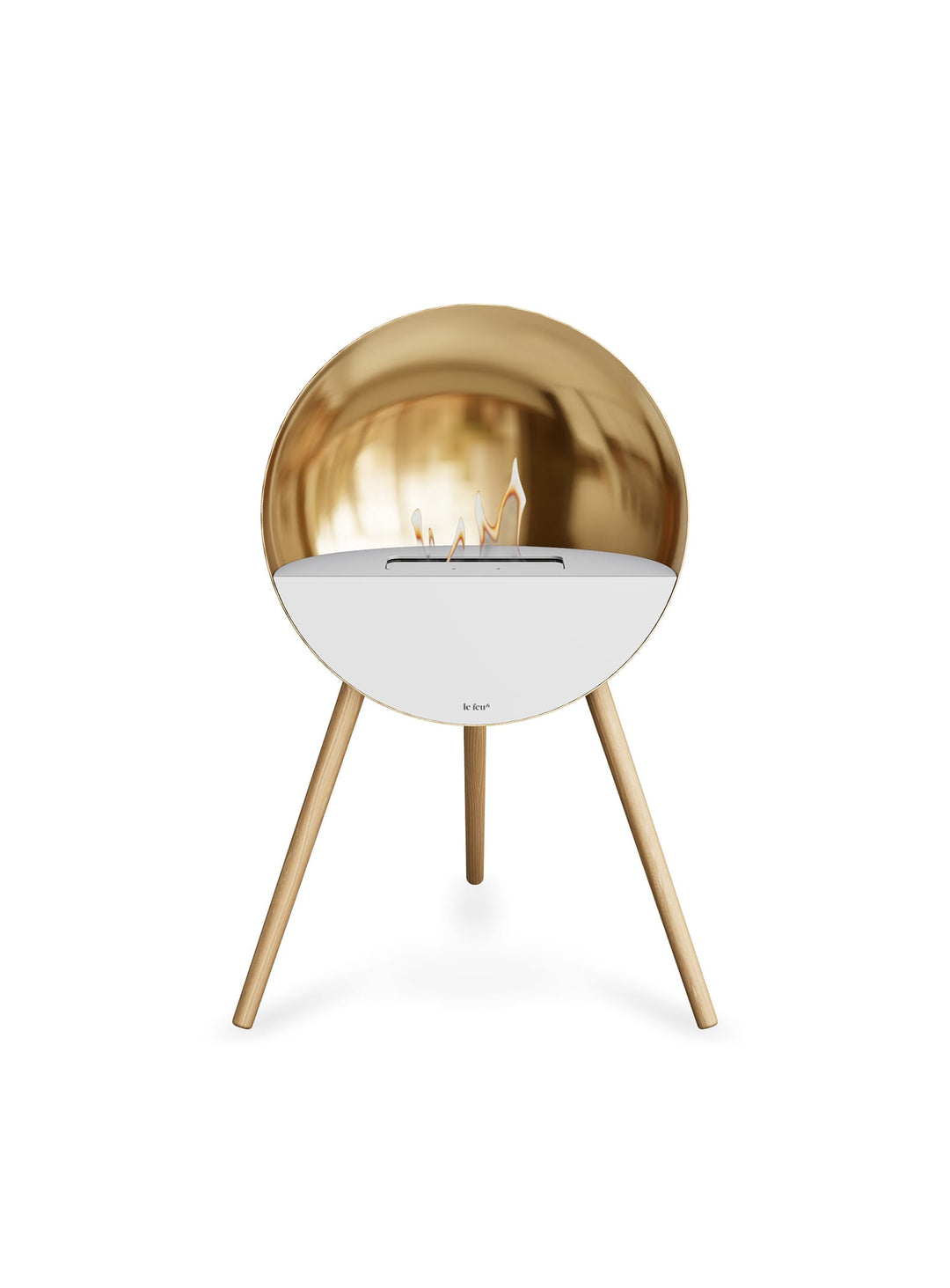 Foyer design Eye or rose Le Feu : art, chaleur et raffinement.