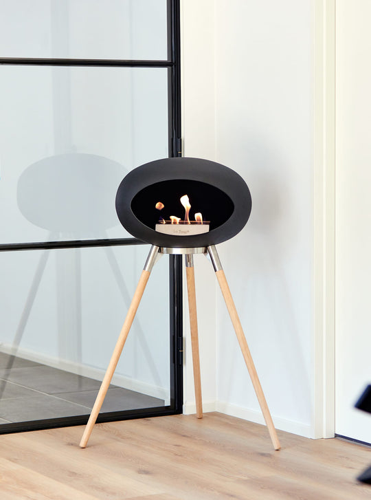 Ground High Dome fireplace<br> Black 