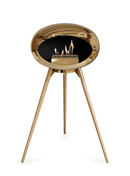 Foyer Ground High Dome Le Feu : or rose et élégance contemporaine.