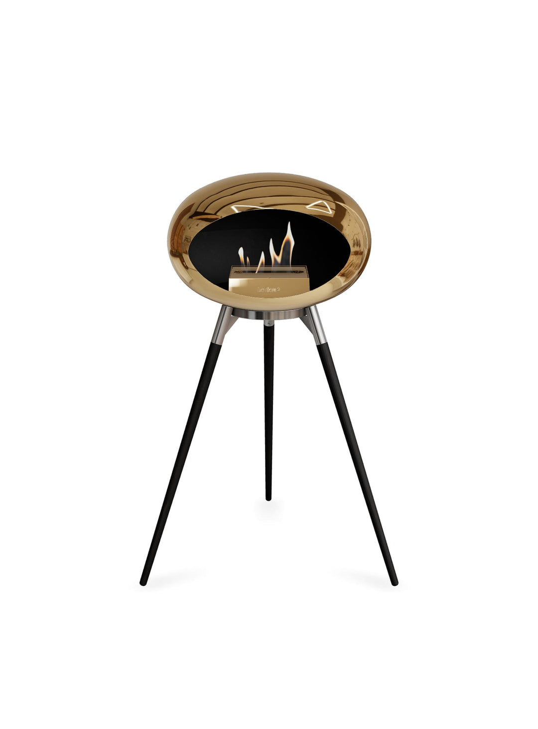 Foyer Ground High Dome or rose de Le Feu : feu élégant et allure sophistiquée.